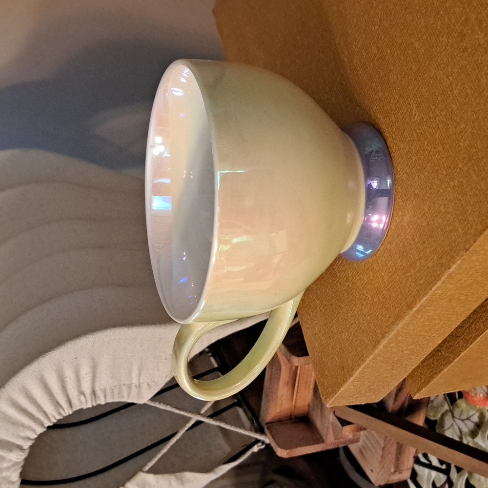 DAVIDS TEA | Yellow & Purple Tea Cup